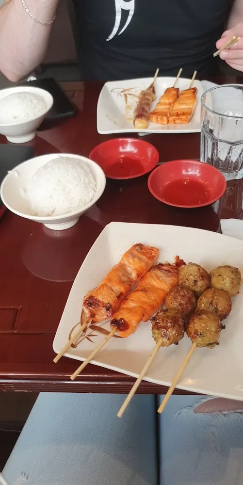 Brochettes Poulet Et Saumon